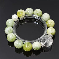 Pomelo Jade Star Frost Crystal Beaded Bracelet - NovaCrystallo