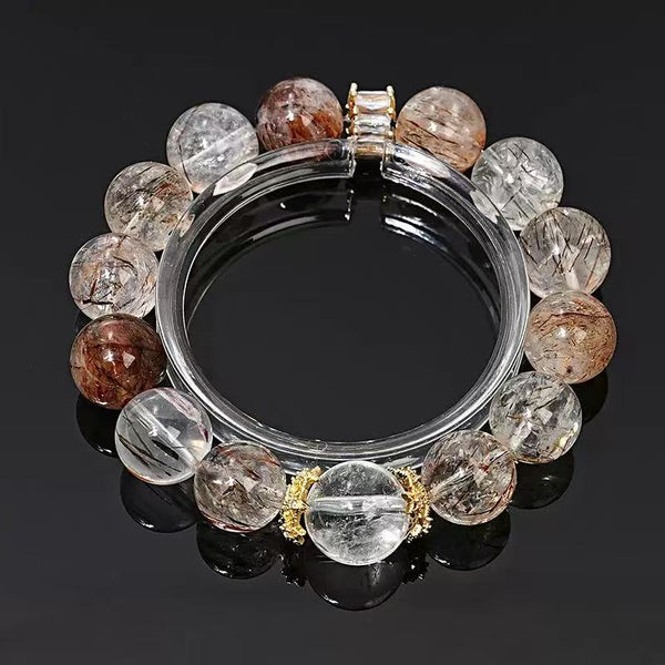 Black Gold Super Seven Crystal Bracelet - NovaCrystallo